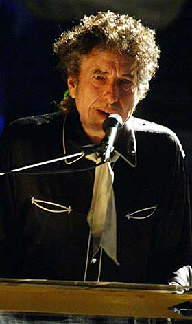 I OSLO: Bob Dylan spilte for det norske folk i kveld. Foto: AP/SCANPIX
