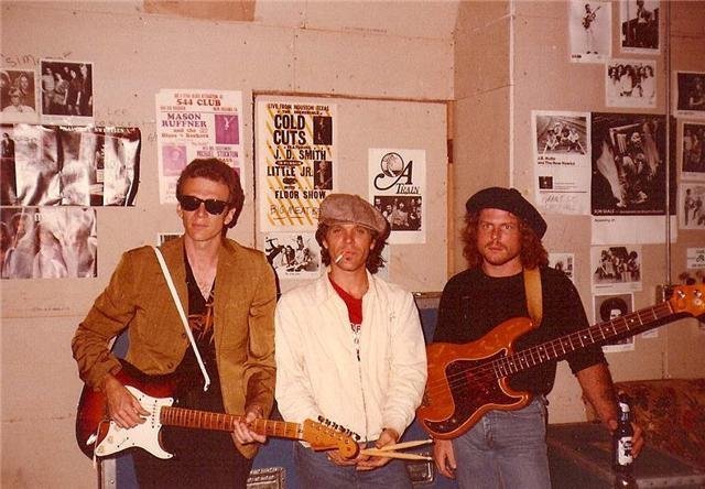 With_Doyle_Bramhall_and_Mike_Stockton_Lafayette_La._1983.jpg -  With Doyle Bramhall and Mike Stockton, Lafayette, La.  1983 