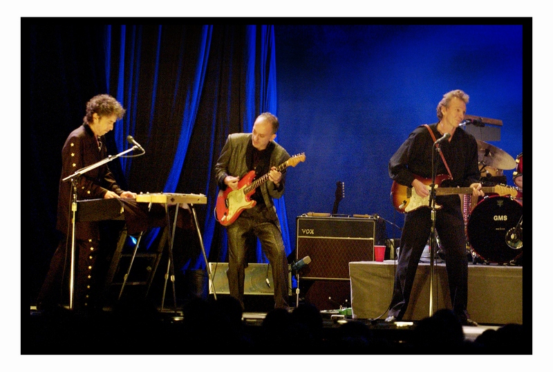 dylan1.jpg -  Performing with Bob Dylan in Oslo, Norway  Oct., 2003 